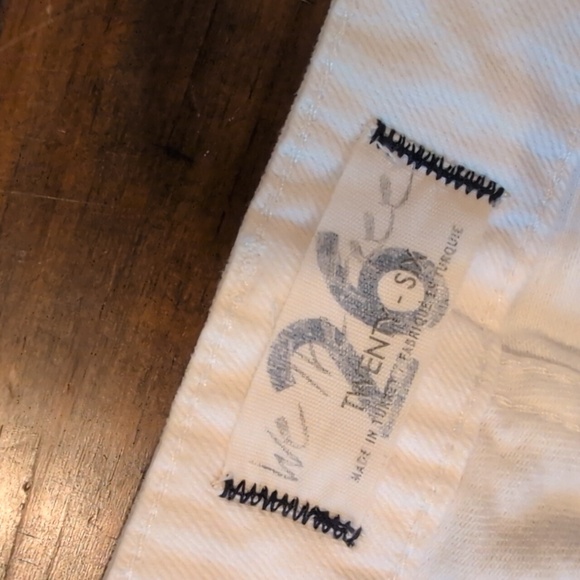 Free People Fast Times Star Embroidered Mom Jeans - Picture 7 of 10